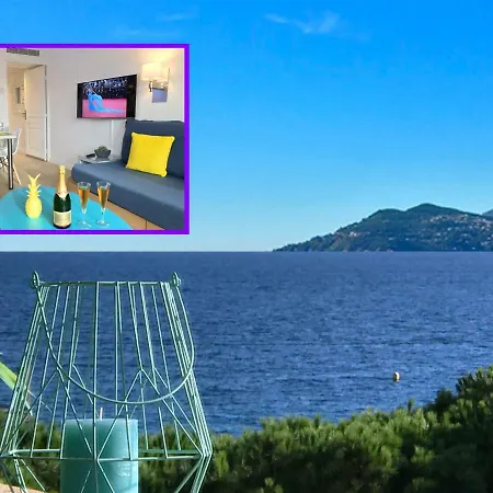 Zen Sea View In Front X2 Pools-ac-clim-wifi-free Parking Inside Cannes