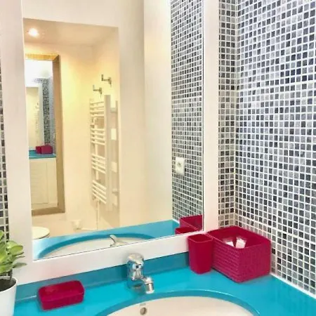 Zen Sea View In Front X2 Pools-ac-clim-wifi-free Parking Inside Apartment